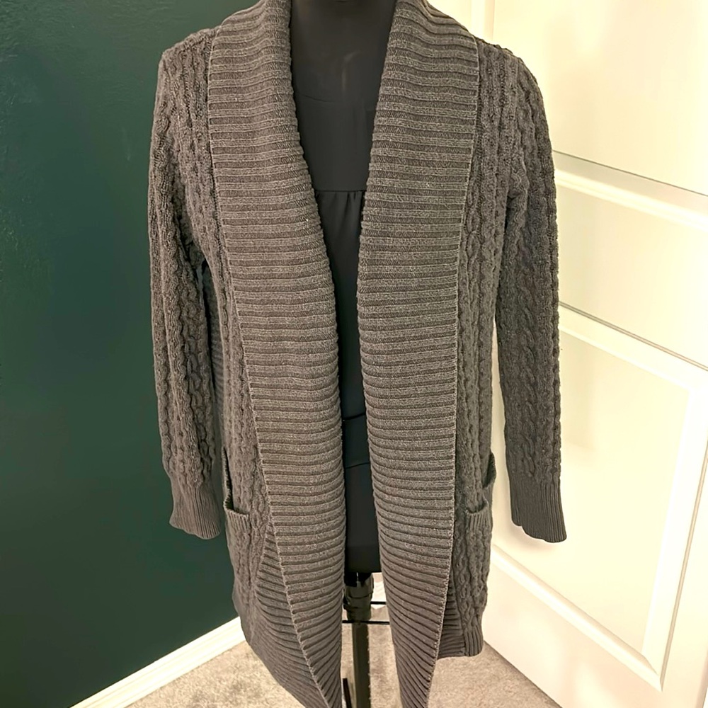 Cozy Gray Knit Sweater